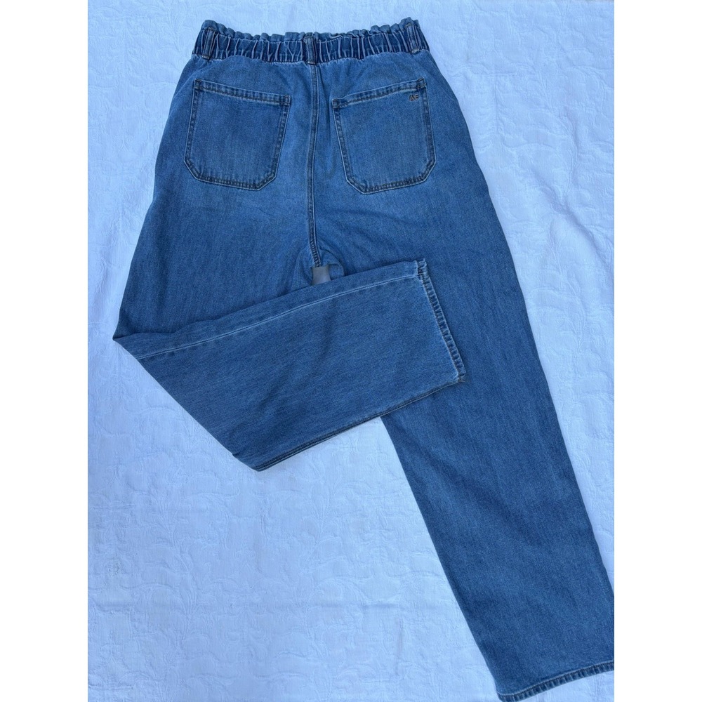 Women's American Eagle Baggy Jean size 14 Blue NO. 3685 - Picture 9 of 10